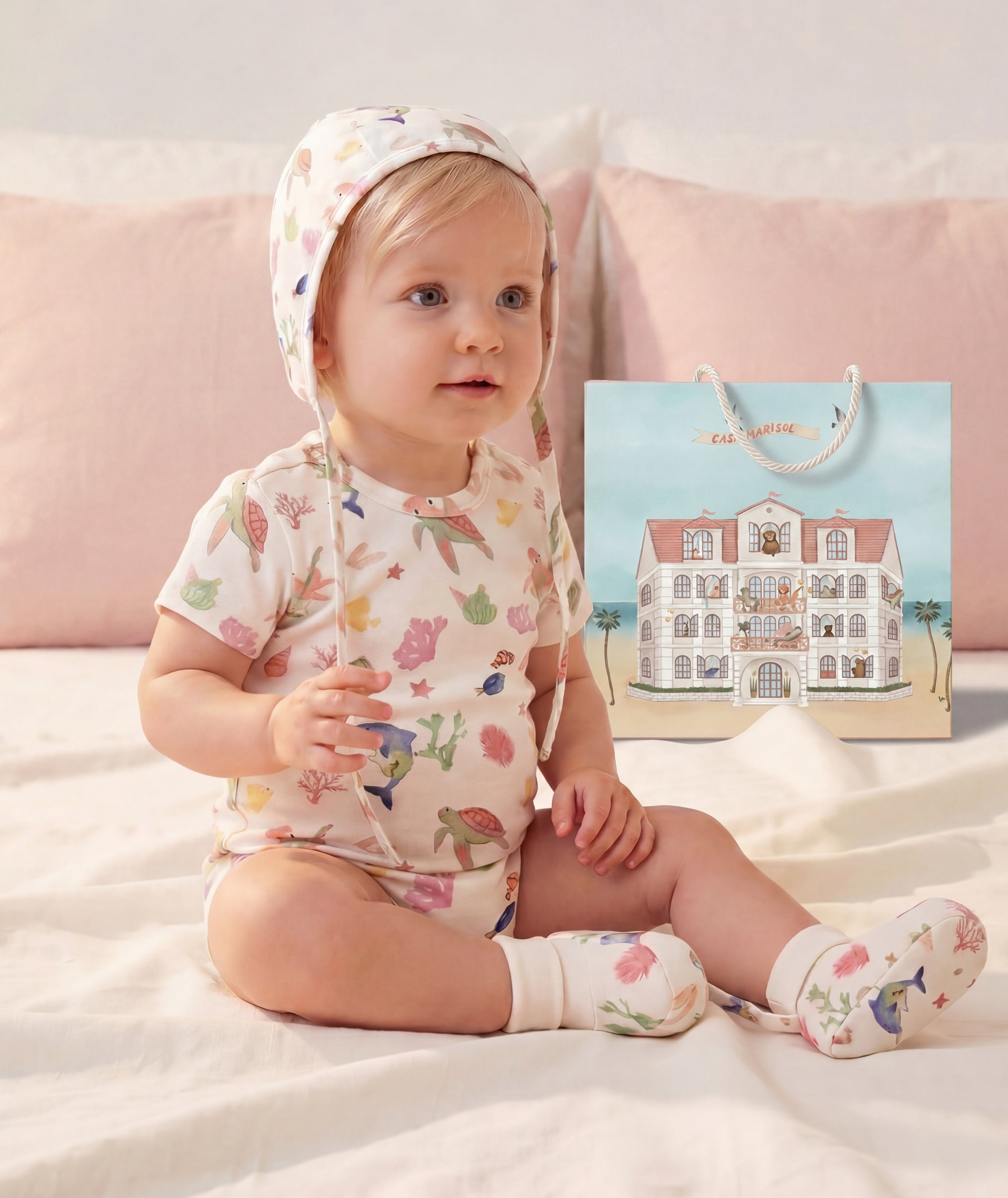 Baby Booties — Ocean
