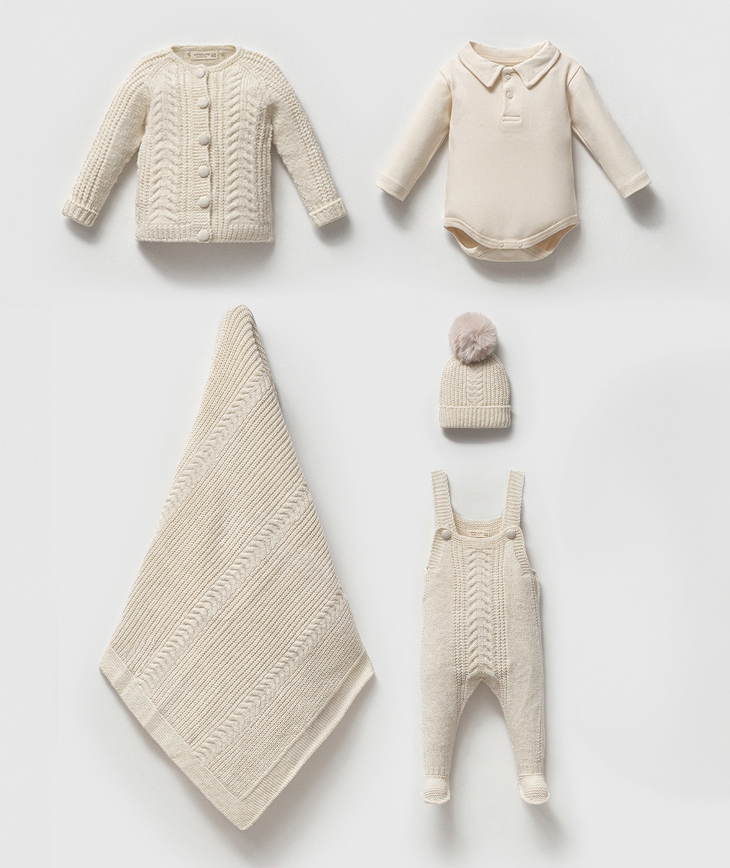 Little Luxe Newborn Knitwear Set | 5 Pieces