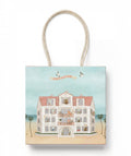 Gift bag with a house illustration and 'Casa Darlin' text on a white background