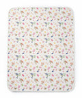 Floral patterned product on a white background