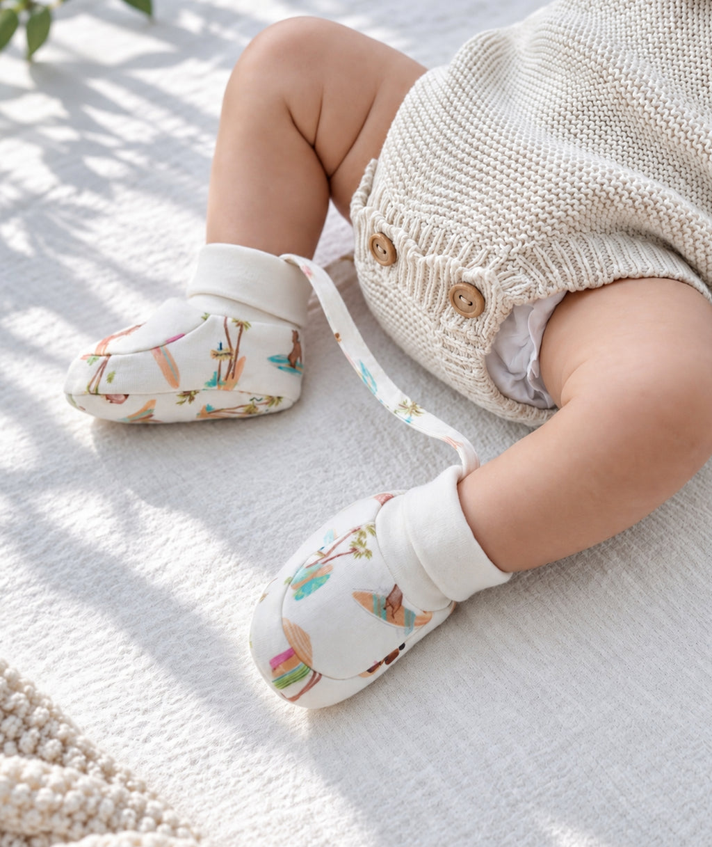 Baby Booties — Beach