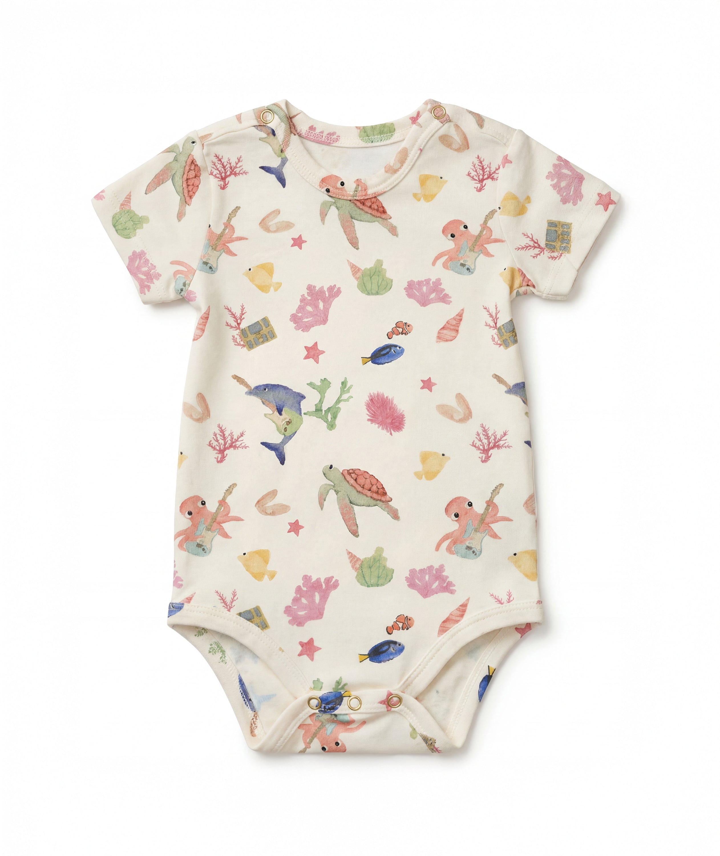 Luxury 3-Piece Bodysuit Newborn Gift Set— Ocean