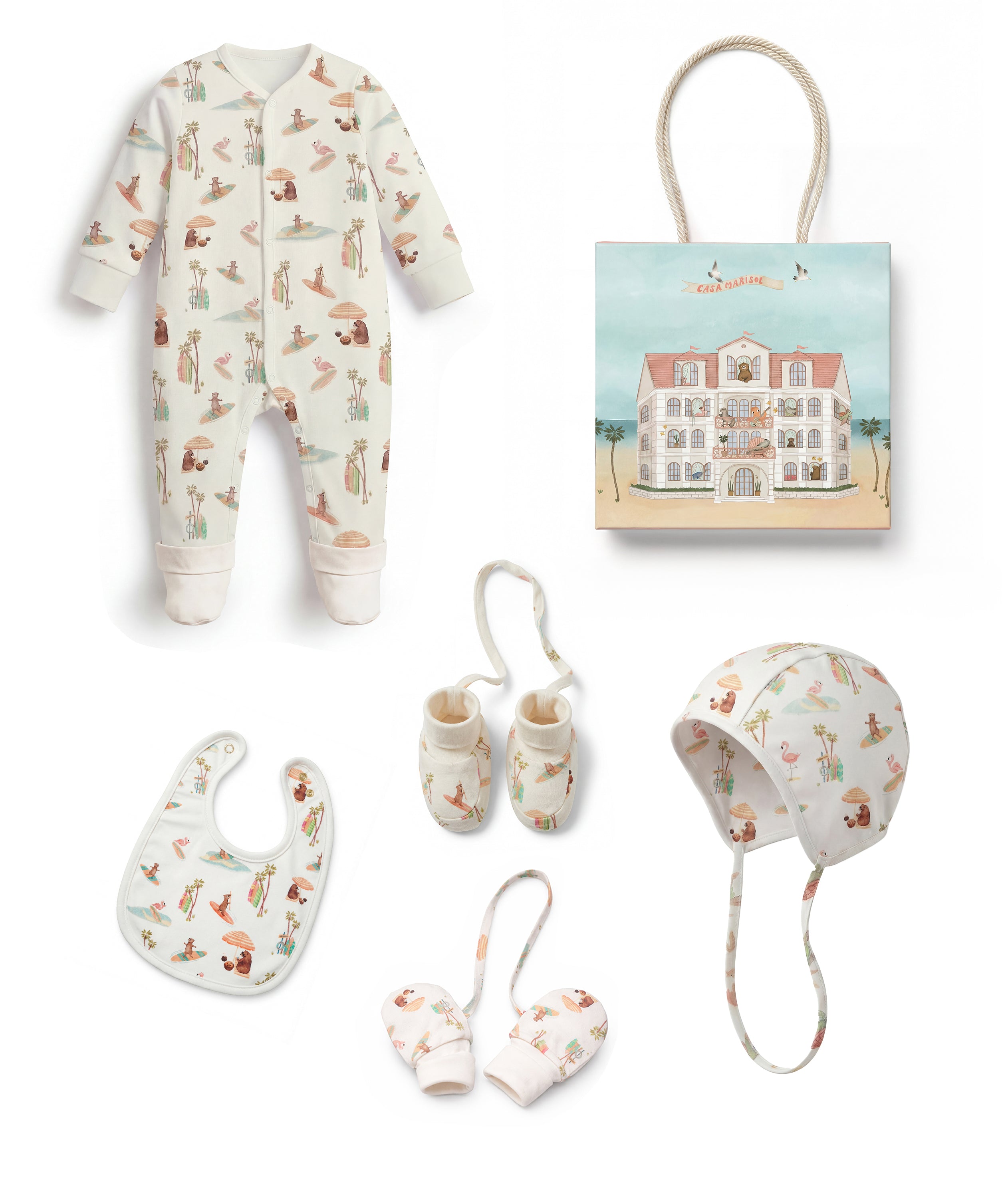 Luxury 5-Piece Romper Gift Set — Beach
