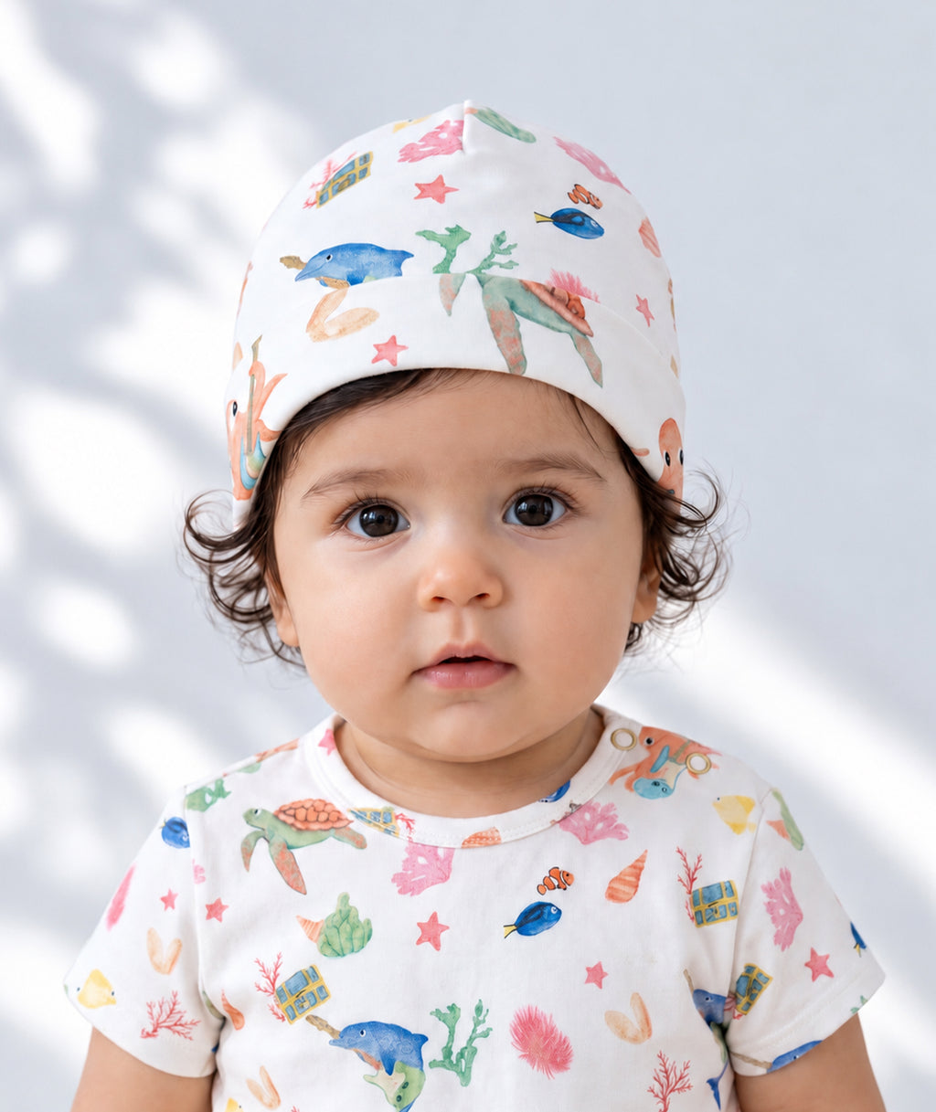 Baby Beanie — Ocean