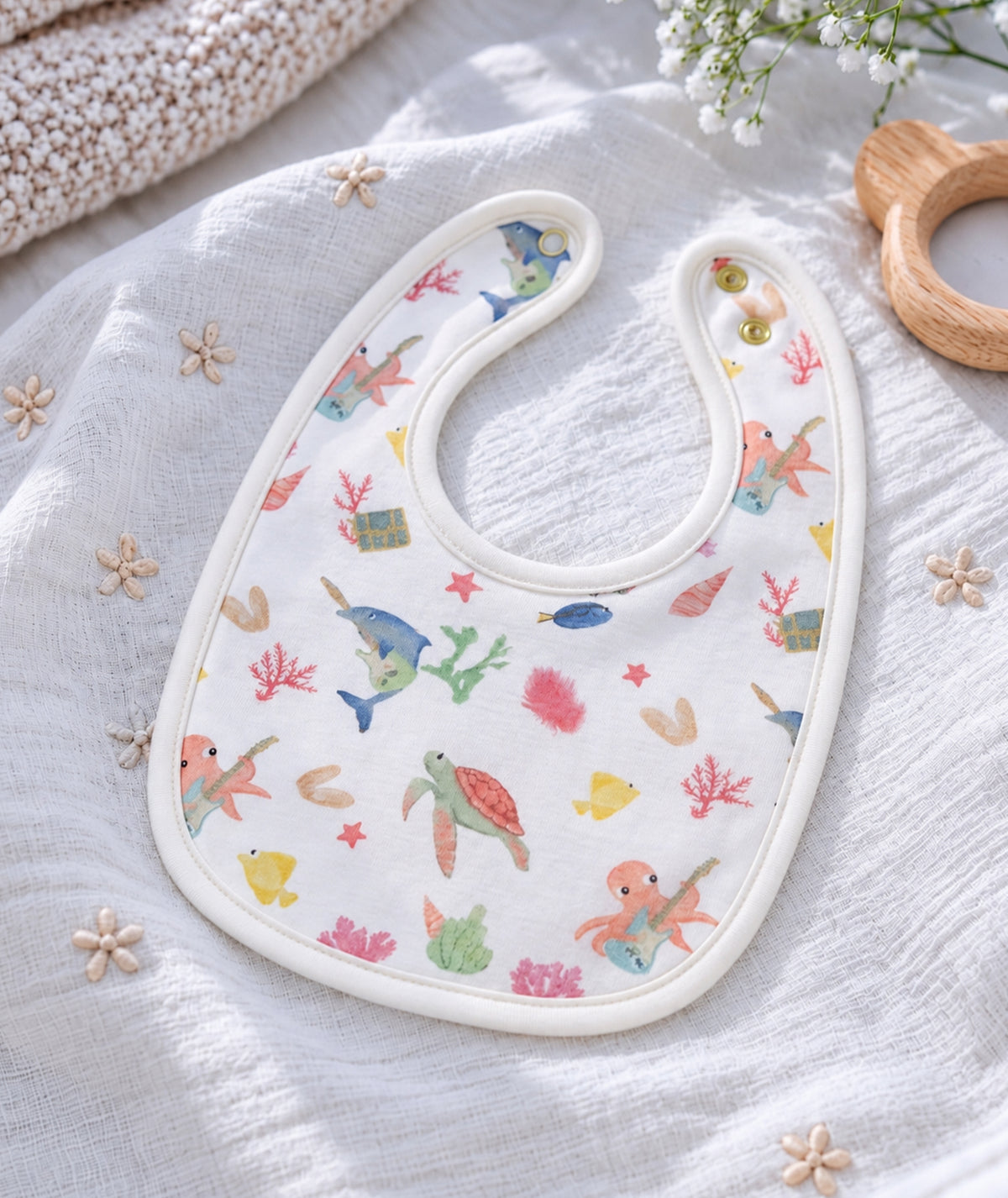 Baby Bib — Ocean