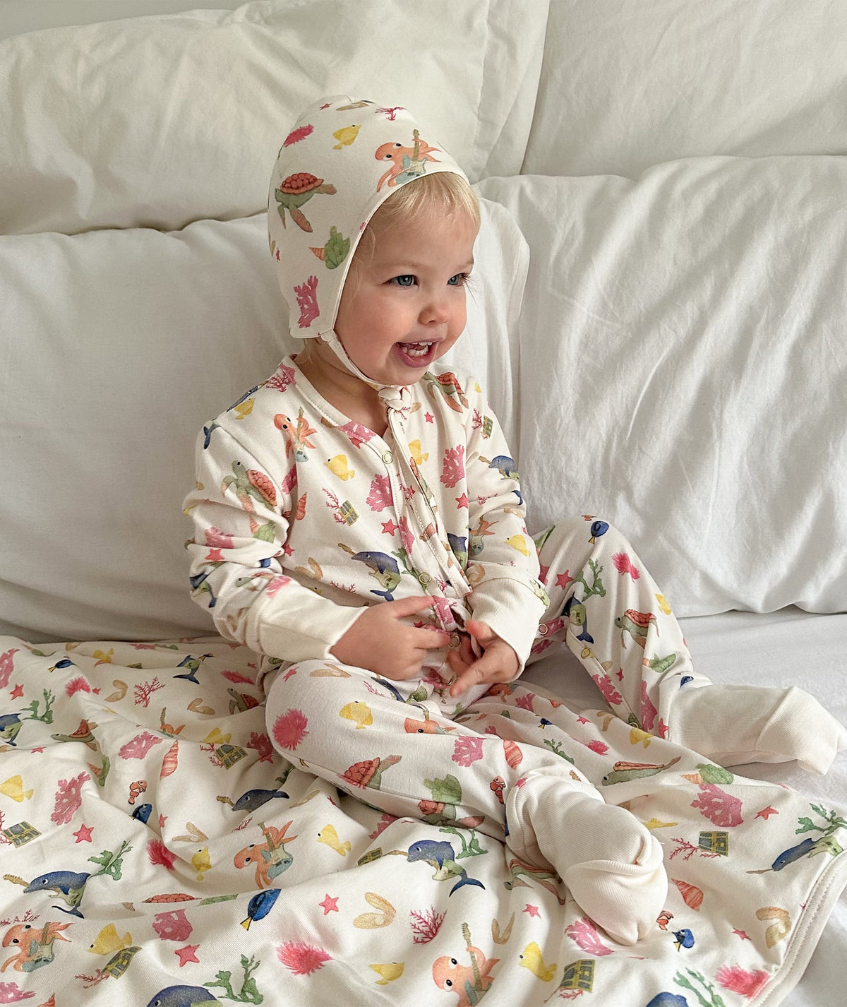 Luxury 5-Piece Romper Newborn Gift Set — Ocean