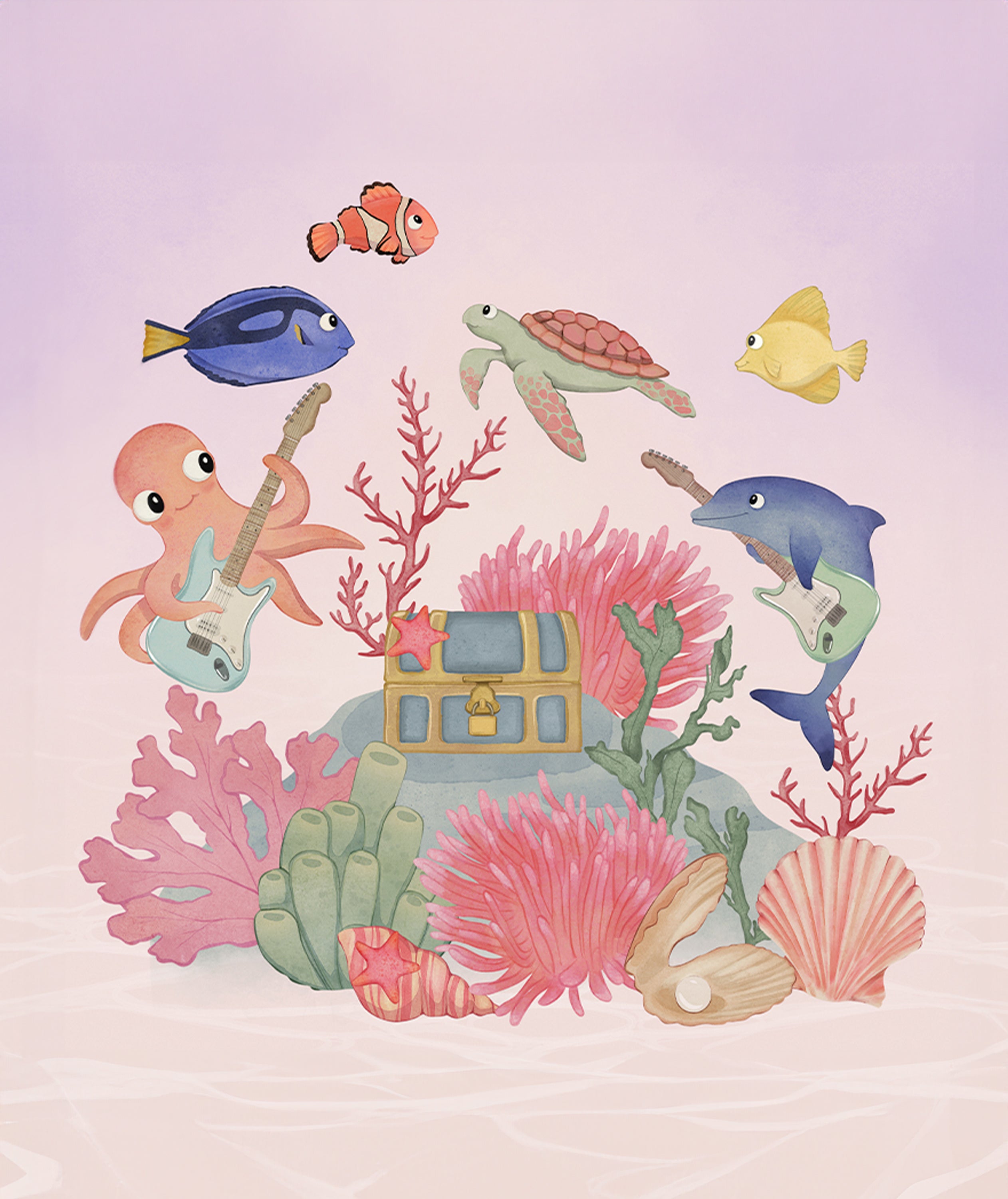 Baby Mittens — Ocean