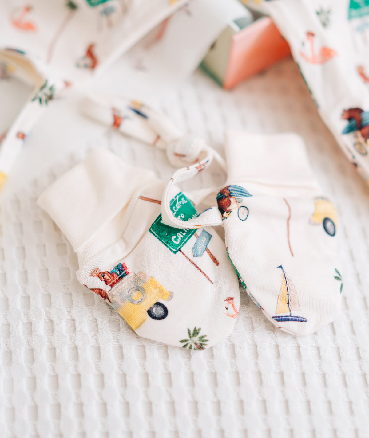 Luxury 3-Piece Romper Newborn Gift Set — Road Trip