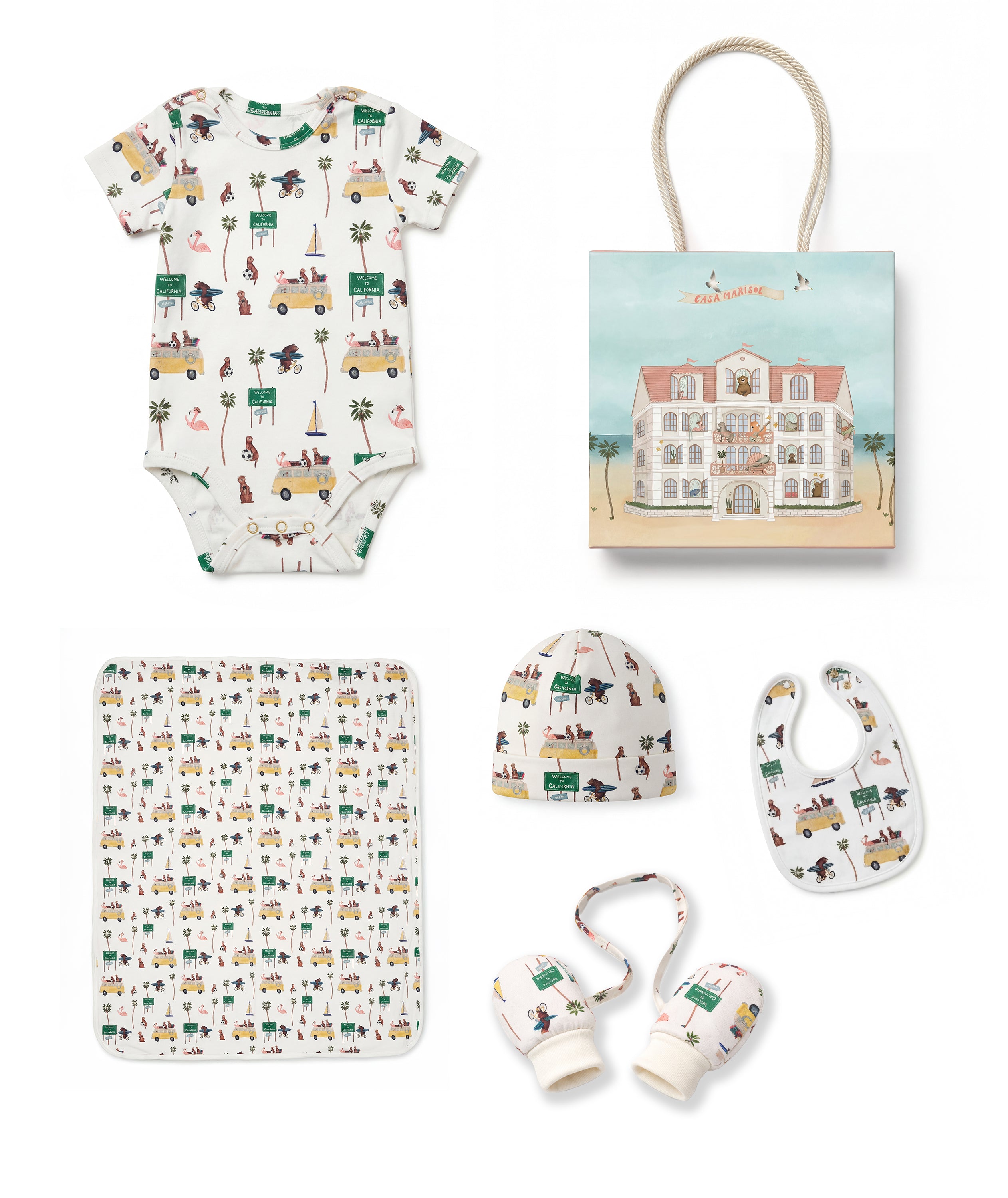 Luxury 5-Piece Bodysuit Gift Set — Road Trip