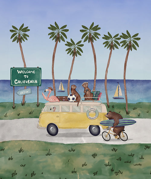 Baby Beanie — Road Trip